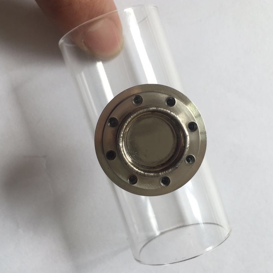 Glass Tube+Brazed Beryllium Window Flange